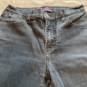 NYDJ Straight Leg Dark Wash Size 4p with Lift Tuck Technology